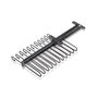 Emuca Porte-pantalons extractible, 11 tiges, guides d'extraction totale, Acier, Titane