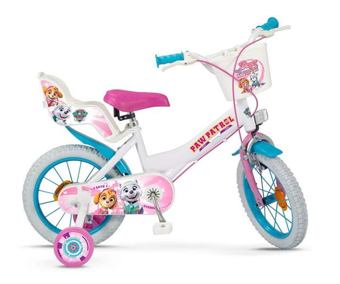 Toimsa - Bicicleta 14" Paw Patrol - Vélo fille 14 pouces - Pour enfant de 4 à 6 ans (matériau: fer) Toimsa - Bicicleta 14" Paw Patrol - Vélo fille 14 pouces - Pour enfant de 4 à 6 ans (matériau: fer)
