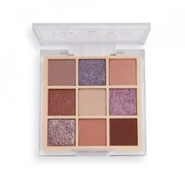 Makeup Revolution Ultimate Nudes Palette de fards à paupières Lumière, 9 nuances