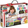 Lisciani Giochi Kit de Dessin Montessori Pen - Stylo Ergonomique avec Tableaux Effaçables pour Activités Créatives École de Dessin