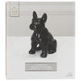 Home Deco Factory Sculpture Bulldog en Céramique Noir 20 cm
