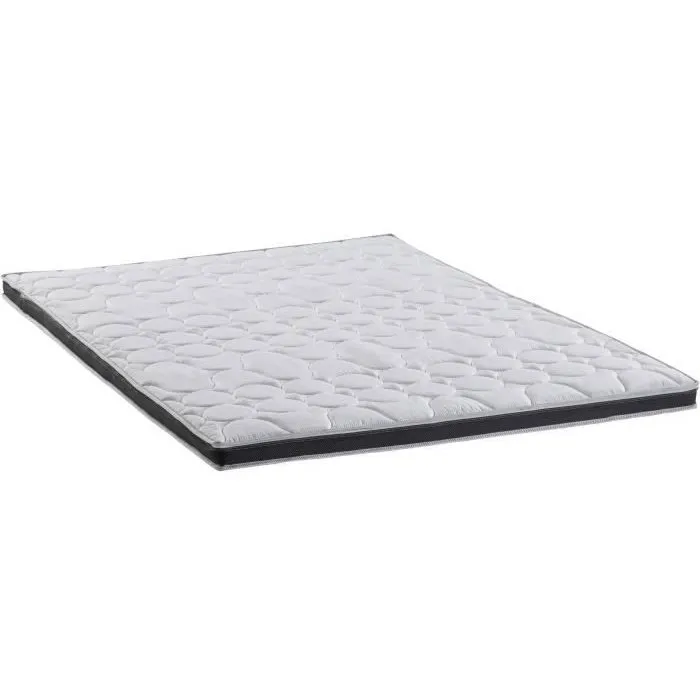 Deko Dream Surmatelas DEKO DREAM Micro - 160x200 cm - 7 cm d'épaisseur - Mousse polyuréthane haute qualité recouverte de coutil en microfibre