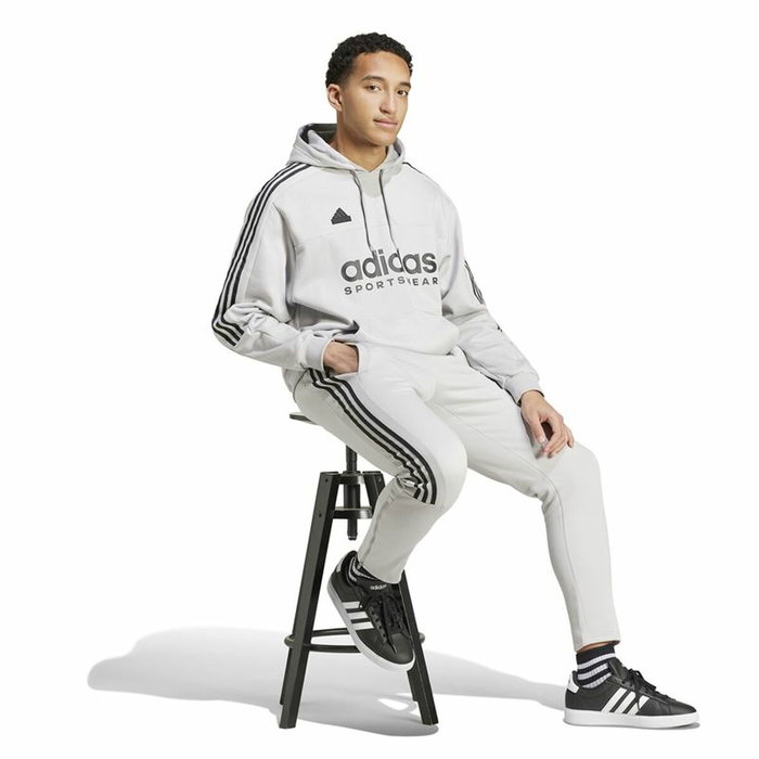 Sweat à capuche homme Adidas House Of Tiro Fleece Gris XS Sweat à capuche homme Adidas House Of Tiro Fleece Gris XS