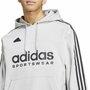 Sweat à capuche homme Adidas House Of Tiro Fleece Gris XS