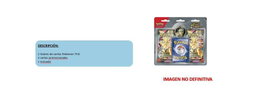 Pokemon TCG Blister avec 2 boosters, 3 cartes promo et une pièce