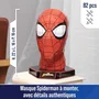Spin Master - Puzzle 3D Constructible et Collectible - Masque de Spiderman - Marvel - 82 Pièces - Modèle à Exposer 23x16x16 cm
