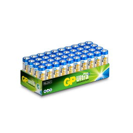 GP Ultra Plus Alkaline AA 15AUP/LR6, Pack de 40