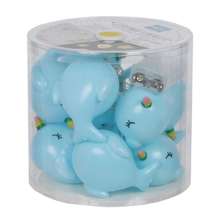 Home Deco Kids Guirlande Luz 10 LED Ballena
