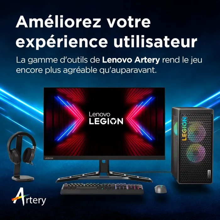 Lenovo Legion R27q-30 - Moniteur PC Gamer 27 pouces QHD 180Hz IPS 0.5ms Pied réglable Lenovo Legion R27q-30 - Moniteur PC Gamer 27 pouces QHD 180Hz IPS 0.5ms Pied réglable