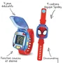 VTECH - Montre-Jeu Interactive pour Enfants 3+ avec Écran Animé - Apprentissage avec Spidey et son Équipe - Rouge et Bleu - Garantie 2 ans