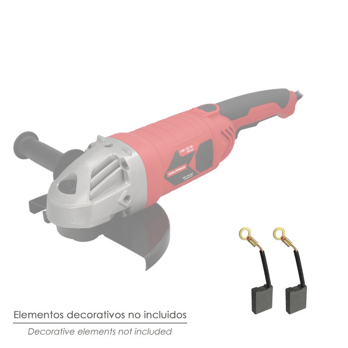 WOLFPACK LINEA PROFESIONAL Escobilla pour amoladora 2400W 07021655 WOLFPACK LINEA PROFESIONAL Escobilla pour amoladora 2400W 07021655