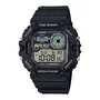 Casio WS-1700H Montre digitale mixte noir quartz avec phases lunaires, graphique des marées et étanche 10 bars pour activités outdoor