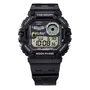 Casio WS-1700H Montre digitale mixte noir quartz avec phases lunaires, graphique des marées et étanche 10 bars pour activités outdoor
