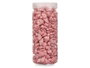 GIFTDECOR Bote de pierres décoratives métallisées Rouge 10-20 mm 700g