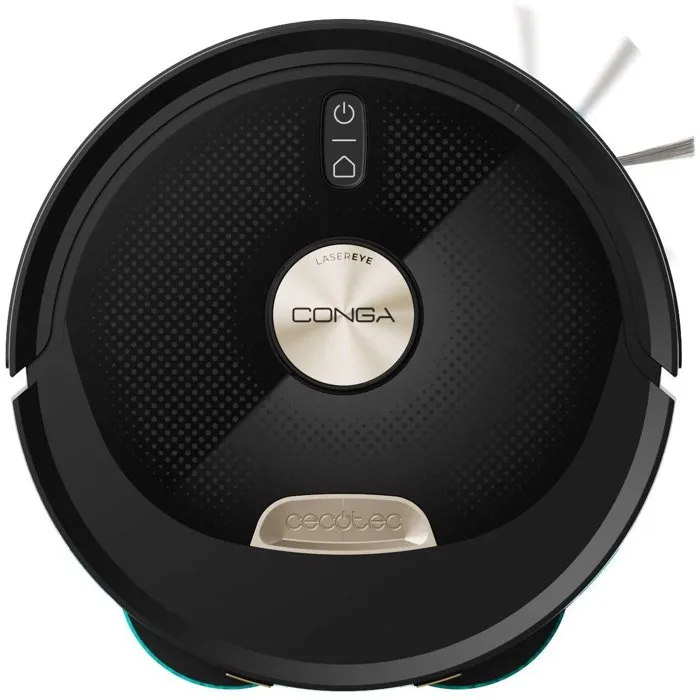 Cecotec Conga M100 Spin AI Robot Aspirateur Laveur 20 000 Pa 220 m² Noir