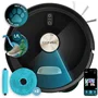 Cecotec Conga M100 Spin AI Robot Aspirateur Laveur 20 000 Pa 220 m² Noir