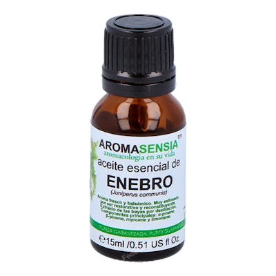 Aromasensia Huile Essentielle de Genévrier 15Ml - Pure, Antiseptique et Astringente pour Peau Grasse et Cheveux Aromasensia Huile Essentielle de Genévrier 15Ml - Pure, Antiseptique et Astringente pour Peau Grasse et Cheveux