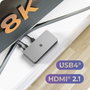 Icy ICY BOX IB-DK2880-C41 Station d'accueil 10-en-1 USB4 Type-C
