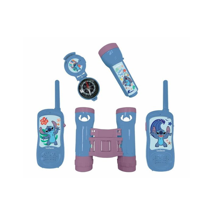 Lexibook Kit d'aventurier avec talkies-walkies Stitch, bleu et violet Lexibook Kit d'aventurier avec talkies-walkies Stitch, bleu et violet