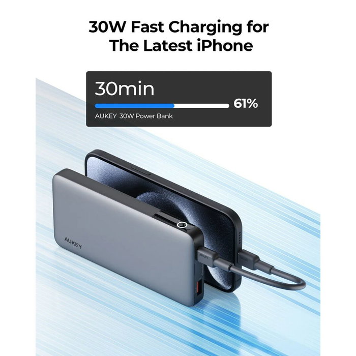 Powerbank Aukey PB-Y41 Gris 10000 mAh Powerbank Aukey PB-Y41 Gris 10000 mAh