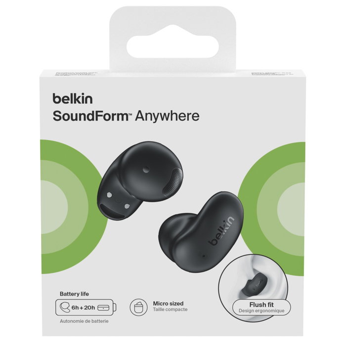 Belkin SoundForm Anywhere AUC014hqBK Noir