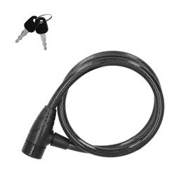 WOLFPACK LINEA PROFESIONAL Câble de vélo avec clé 12 mm x 80 cm