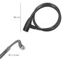 WOLFPACK LINEA PROFESIONAL Câble de vélo avec clé 12 mm x 80 cm
