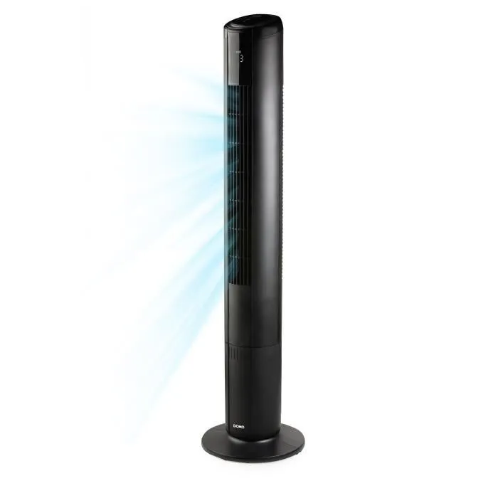 Domo Ventilateur colonne 50 W avec éclairage d'ambiance et télécommande