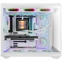 Mars gaming MCREVPROW Boîtier Midi Tower Blanc avec Écran LCD 4,3 pouces