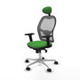 Piqueras y Crespo 2D086N1 Chaise de Bureau avec Appui-tête Vert