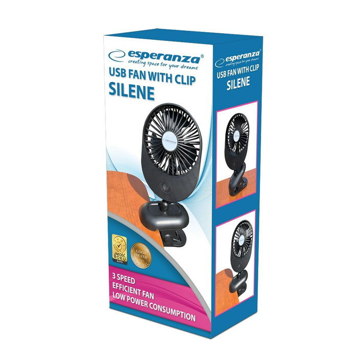 Esperanza EHF103K Ventilateur de Bureau Noir Esperanza EHF103K Ventilateur de Bureau Noir