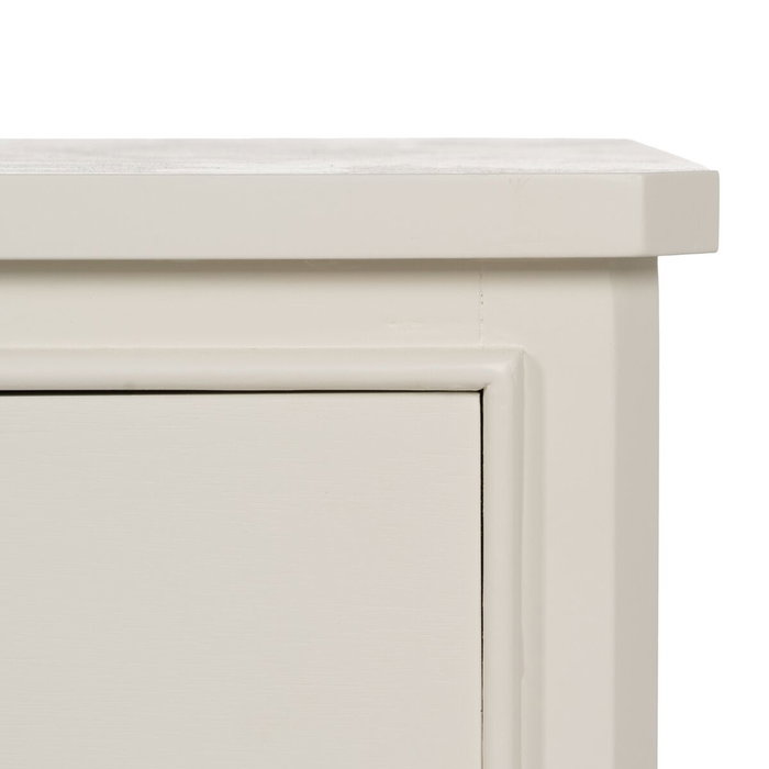 BigBuy Home Table de Nuit Blanc Bois de pin et MDF