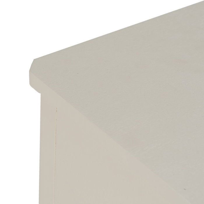 BigBuy Home Table de Nuit Blanc Bois de pin et MDF