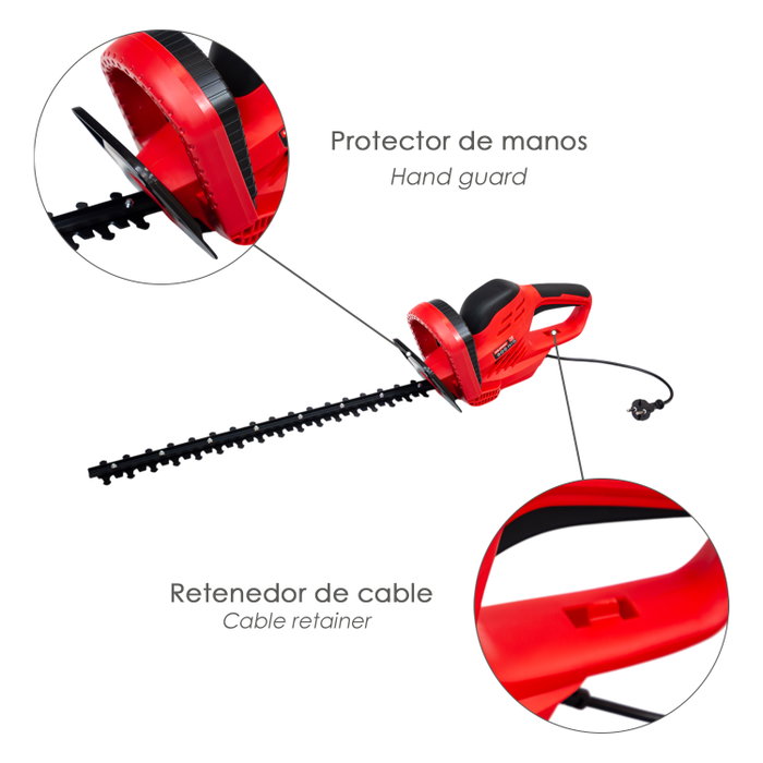 WOLFPACK LINEA PROFESIONAL Taille-haie 650W 510 mm WOLFPACK LINEA PROFESIONAL Taille-haie 650W 510 mm