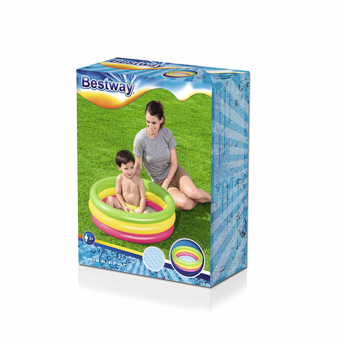 Bestway Piscine Gonflable Enfant 3 Anneaux Sol Rembourré 70x24 cm +2 Ans Jardin 51128 Bestway Piscine Gonflable Enfant 3 Anneaux Sol Rembourré 70x24 cm +2 Ans Jardin 51128