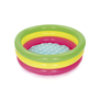 Bestway Piscine Gonflable Enfant 3 Anneaux Sol Rembourré 70x24 cm +2 Ans Jardin 51128