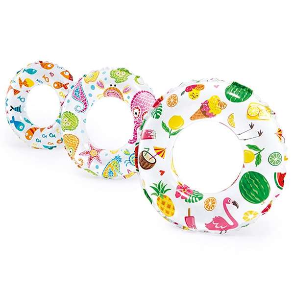 Intex - Flotteur pour enfants 51 cm, motifs animés, pour 3-6 ans, modèle assorti au hasard, en PVC Intex - Flotteur pour enfants 51 cm, motifs animés, pour 3-6 ans, modèle assorti au hasard, en PVC