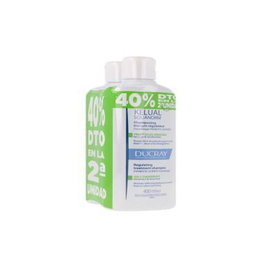 Ducray Kelual Squanorm Shampoing Crème pour Cuir Chevelu Gras - 2 x 400 ml