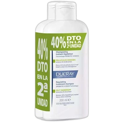Ducray Kelual Squanorm Shampoing pour pellicules grasses, pack de 2 x 200 ml Ducray Kelual Squanorm Shampoing pour pellicules grasses, pack de 2 x 200 ml