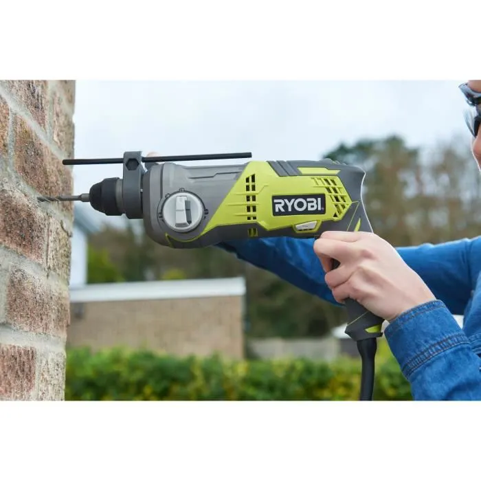 Ryobi Perforateur burineur SDS+ RSDS680-KA2 800 W 3,0 J 4 modes (perçage, perforation, burinage, burinage flottant) avec mallette et accessoires
