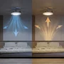 Philips Bliss - Ventilateur de plafond avec LED et télécommande - Pales rétractables - Diamètre 106 cm - 6 vitesses - Blanc