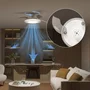 Philips Bliss - Ventilateur de plafond avec LED et télécommande - Pales rétractables - Diamètre 106 cm - 6 vitesses - Blanc