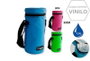 Poessa Gourde Isotherme en Polyester 1,5 Litres 10x33 cm - Modèles Surtis (Français, Espagnol, Portugais, Anglais)