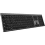 Bluestork Pack Grapheme - Clavier et souris sans fil silencieux et rechargeables - Noir