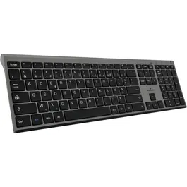 Bluestork Pack Grapheme - Clavier et souris sans fil silencieux et rechargeables - Noir