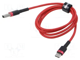 BASEUS Câble USB A vers USB C High Speed USB 2.0, 1m, rouge