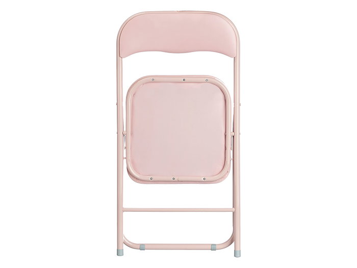 Giftdecor Chaise Pliante PVC Rose 88x6x45 cm (Set de 6)