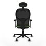 Piqueras y Crespo Chaise de Bureau avec Appui-tête Jorquera 3D036N1 Pistache