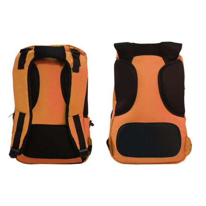 Keep Out Mochila Gaming BK7 Full Orange pour Portable 15,6 pouces Noir et Orange