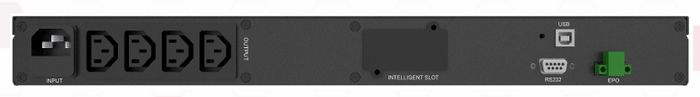 PowerWalker VI R1U, Onduleur Line-Interactive 1000VA/600W, Sortie Sinus Pure, Support USB HID, Design 1U Slim